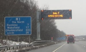 SALT SPREADING in Yorkshire