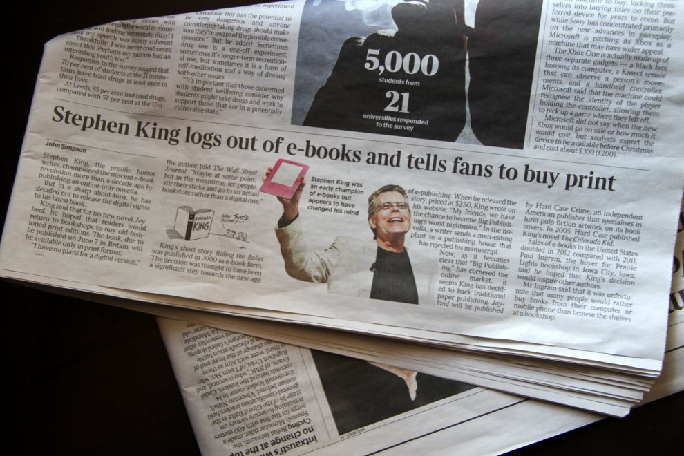 From The Times May 22nd 2013