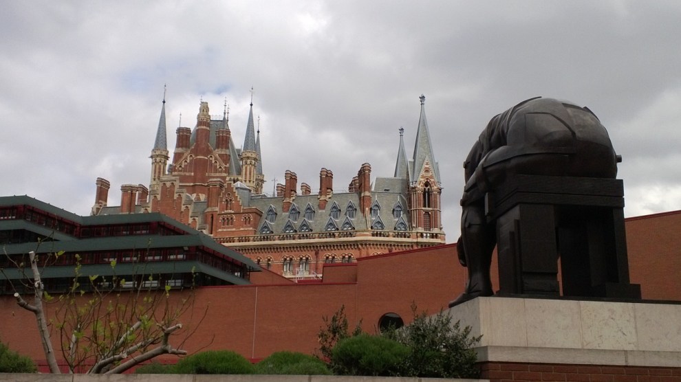 St Pancras from the British Library