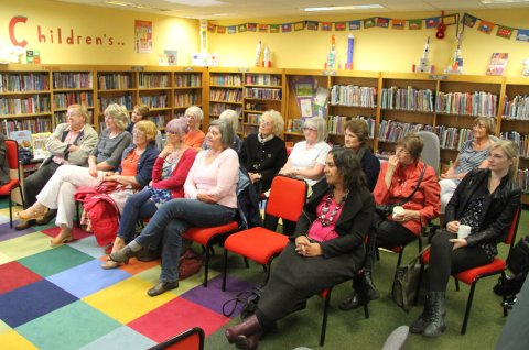 Part of the lovely audience at Bawtry Community Library