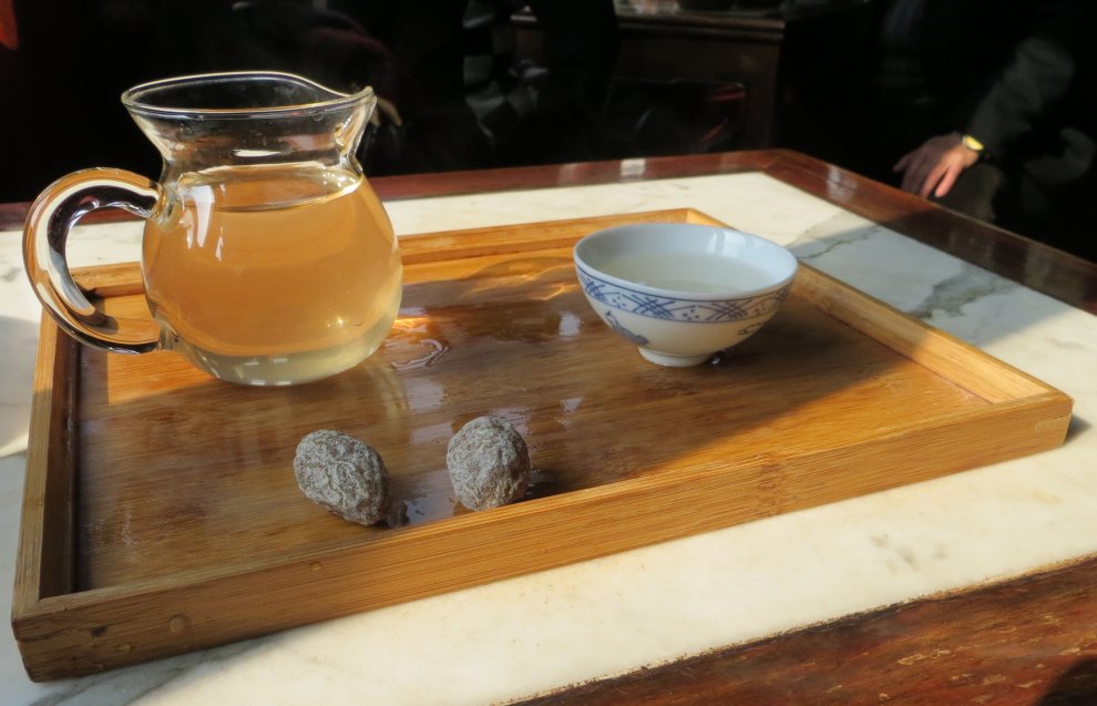 Jasmine tea for one, please...