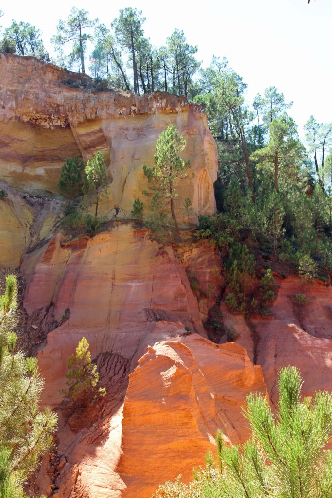 Ochre cliffs of Roussillon