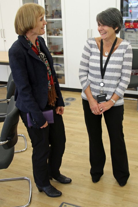 Lynne Holroyd, the liveliest purveyor of refreshments I've ever known!