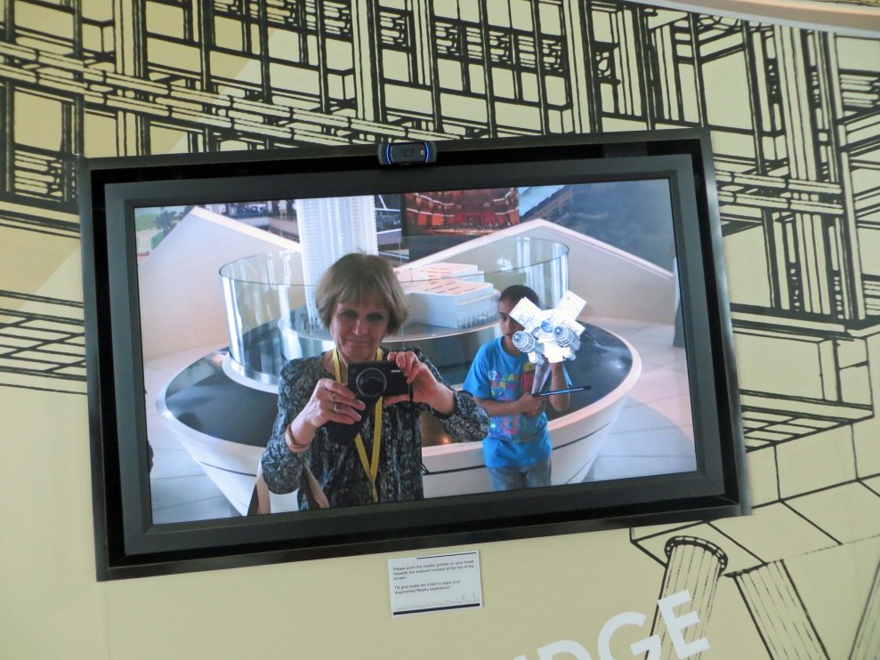 Composing oneself at the top of Petronas Towers 